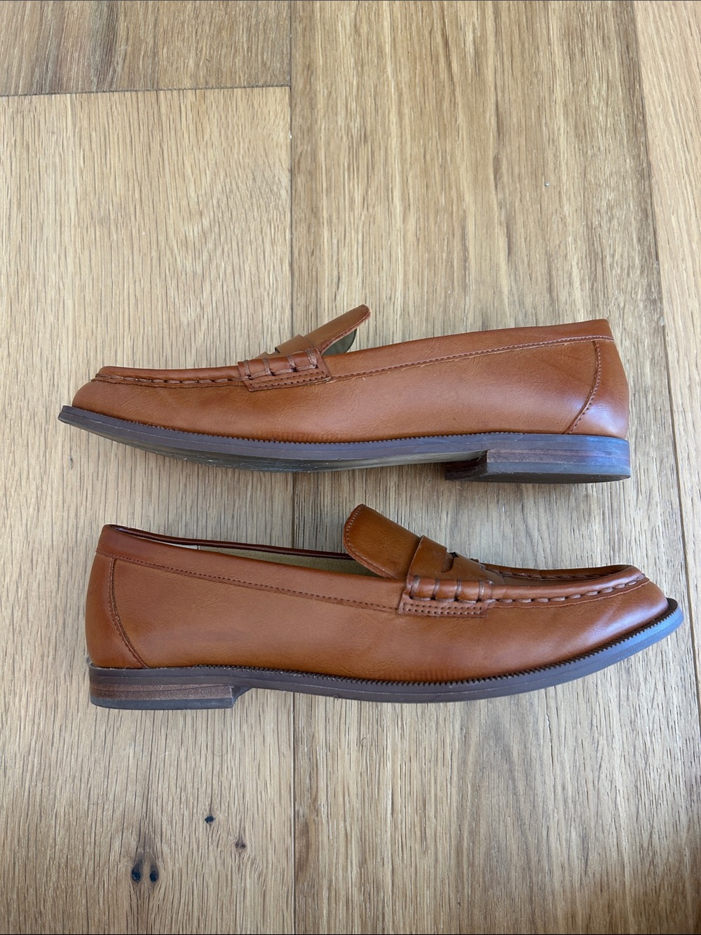 J.Crew Women’s Penny Loafers in Cognac Brown - Picture 2 of 3